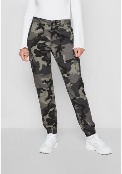 Брюки-карго LADIES HIGH WAIST CAMO CARGO PANTS