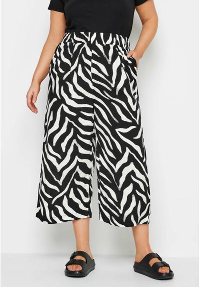 Брюки ZEBRA WIDE LEG CROPPED