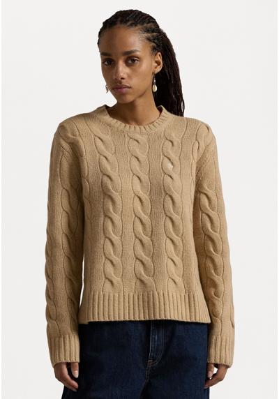 Пуловер CLASSIC FIT CABLE WOOL CASHMERE SWEATER