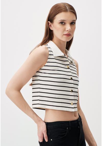 Топ STRIPED SLEEVELESS