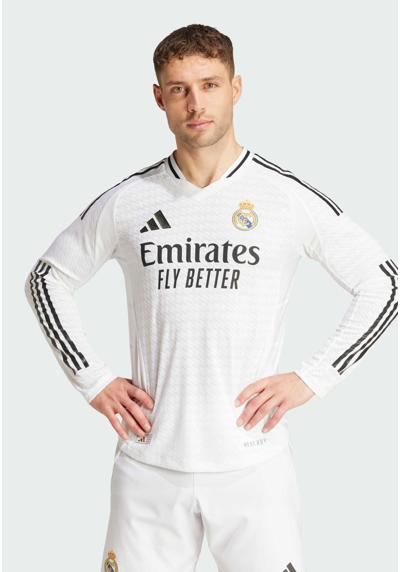 REAL MADRID 24/25 LONG SLEEVE HOME AUTHENTIC - Vereinsmannschaften