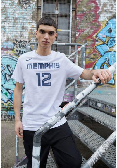 NBA JA MORANT MEMPHIS GRIZZLIES NAME & NUMBER TEE - Vereinsmannschaften