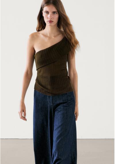 Топ ASYMMETRIC OFF-THE-SHOULDER