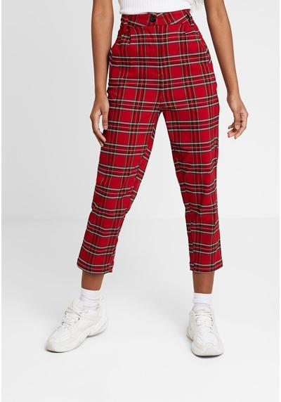 Брюки LADIES HIGHWAIST CHECKER CROPPED PANTS