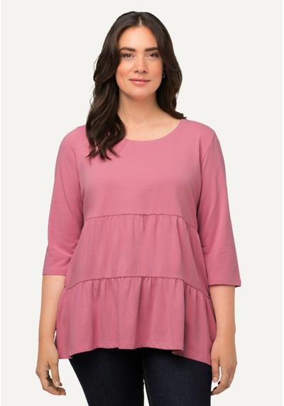 Кофта STRETCH FIT 3/4 SLEEVE FLOUNCE HEM TEE