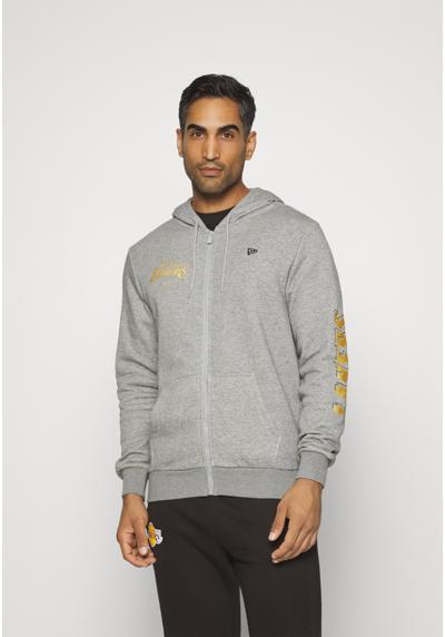 NBA LOS ANGELES LAKERS TEAM SCRIPT HOODY - Vereinsmannschaften