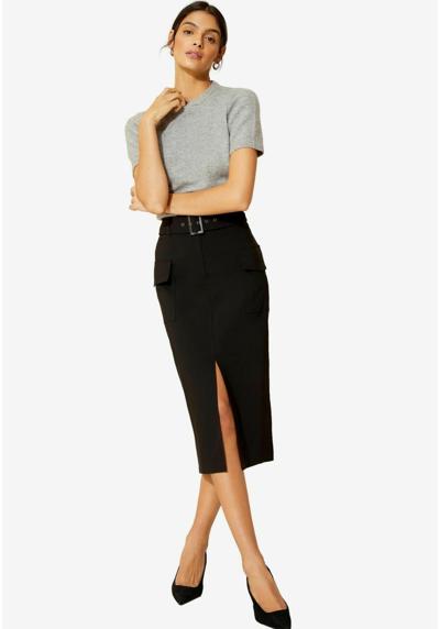 Юбка UTILITY SUPER STRETCH TAILORED MIDI REGULAR FIT