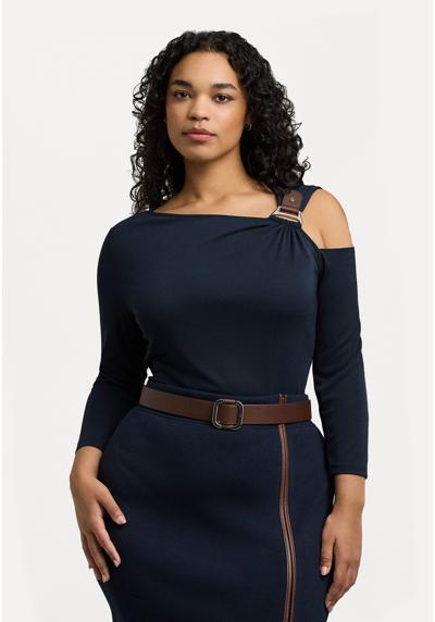 Кофта BUCKLE TRIM CUTOUT STRETCH JERSEY TOP