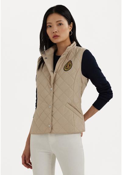 Жилет CREST PATCH QUILTED MOCKNECK VEST