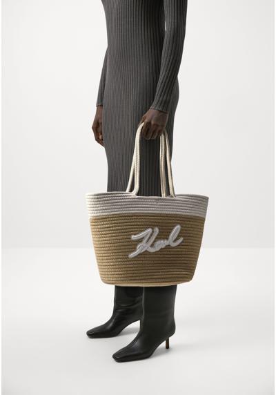 SIGNATURE BEACH BASKET - Shopping Bag SIGNATURE BEACH BASKET