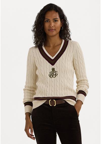 Пуловер CABLE KNIT COTTON CRICKET SWEATER