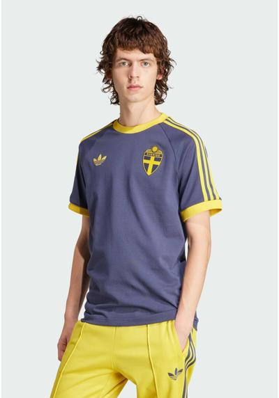 SWEDEN SVFF OG 3 STRIPE TEE - Nationalmannschaft SWEDEN SVFF OG 3 STRIPE TEE