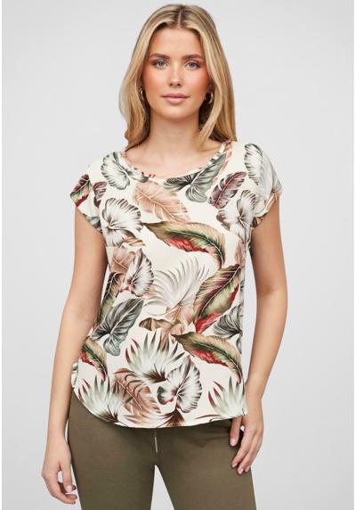 Футболка MIT ZIPPER HINTEN TROPICAL