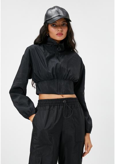 Куртка HIGH RISE ELASTIC WAIST CROP PARACHUTE