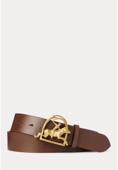 Ремень EQUESTRIAN BUCKLE LEATHER BELT