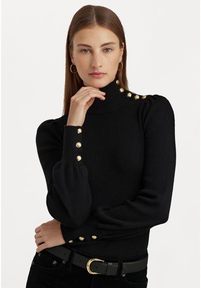 Пуловер BUTTON TRIM MOCKNECK JUMPER