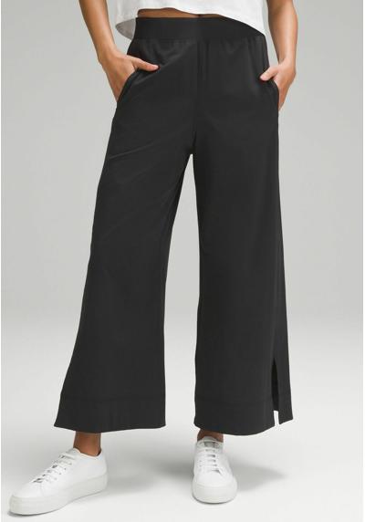 Брюки STRETCH WIDE-LEG HIGH-RISE CROP