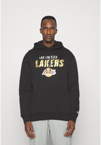 NBA LOS ANGELES LAKERS TEAM SCRIPT HOODY - Vereinsmannschaften