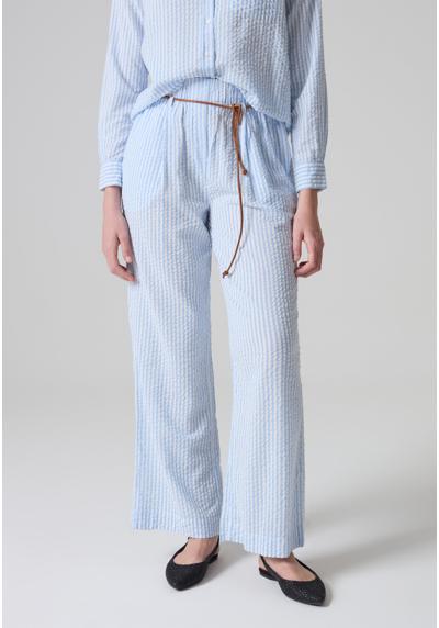 Брюки STRIPED WITH BELT