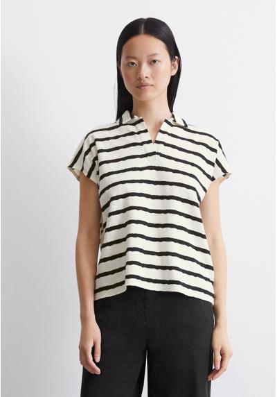 Кофта-поло SHORT SLEEVE COLLAR STRIPES