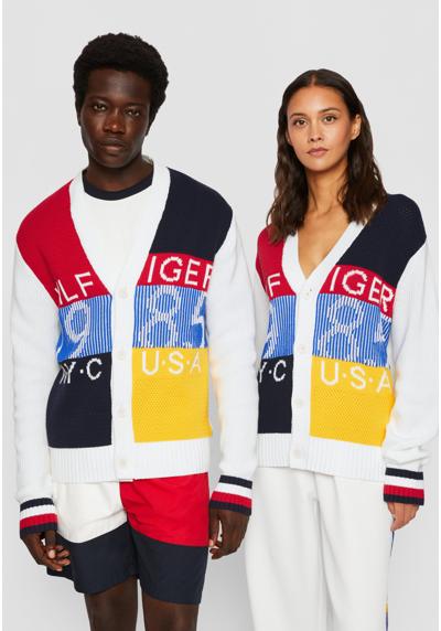 Трикотажный жакет EXCLUSIVE UNISEX HILFIGER TEAM CARDIGAN