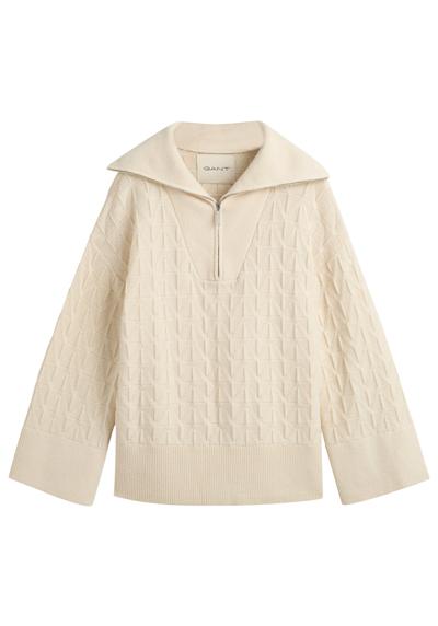 Пуловер HERRINGBONE HALF ZIP